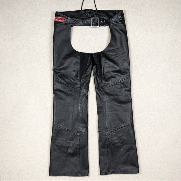 Harley Davidson Riding Gear Deluxe Pigskin Leather Chaps Women's Sz Small Hemmed - Picture 7 of 16